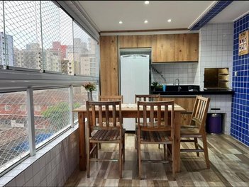 apartment em Rua Padre José de Anchieta, Aviação - Praia Grande - SP