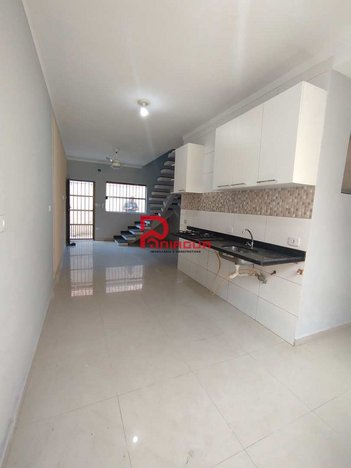 house em Rua Santa Bárbara, Caiçara - Praia Grande - SP