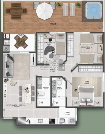 apartment em Rua João Meirelles, Abraão - Florianópolis - SC