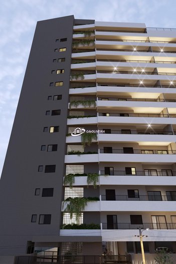 apartment em Rua Fernão Dias, Aviação - Praia Grande - SP