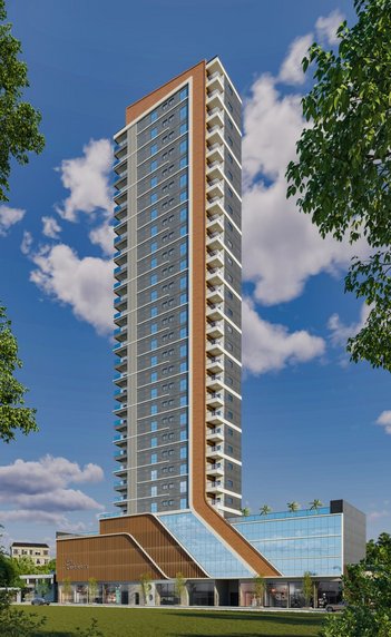 apartment em Rua 258, Meia Praia - Itapema - SC