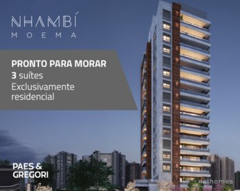 apartment em Alameda dos Nhambiquaras, Indianópolis - São Paulo - SP