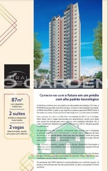apartment em Rua Ipiranga, Jardim Fátima - São José dos Campos - SP