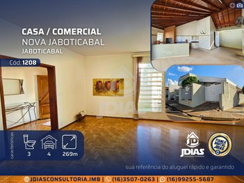 house em Rua Santo André, Nova Jaboticabal - Jaboticabal - SP