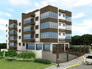 apartment em Rua Maximiliano Sonza, Universitário - Bento Gonçalves - RS