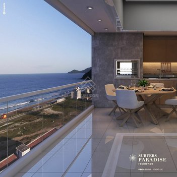 apartment em Rua Conselheiro Júlio Kumm, Praia Brava de Itajaí - Itajaí - SC