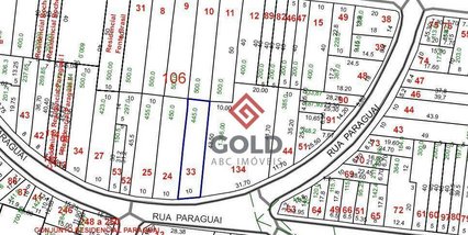 land_lot em Rua Paraguai, Parque das Nações - Santo André - SP