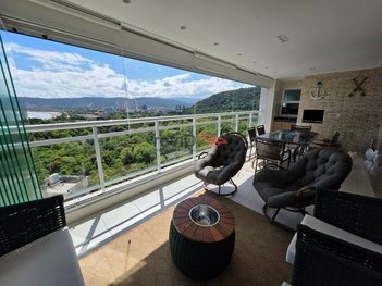 apartment em Caminho das Tartarugas, Mar e Céu - Guarujá - SP
