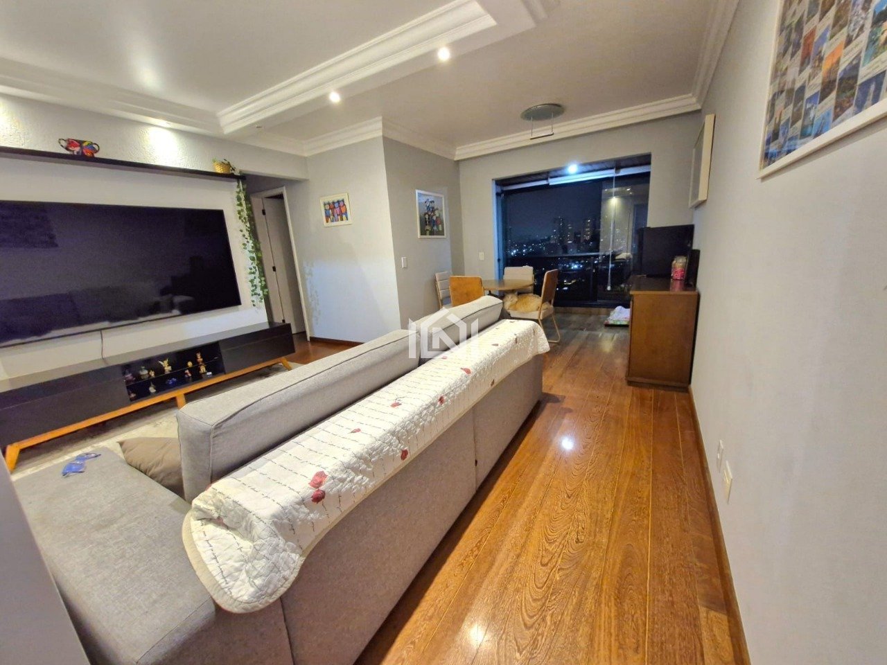Apartamento à venda  no condomínio Garden Village - Sala de estar e de jantar