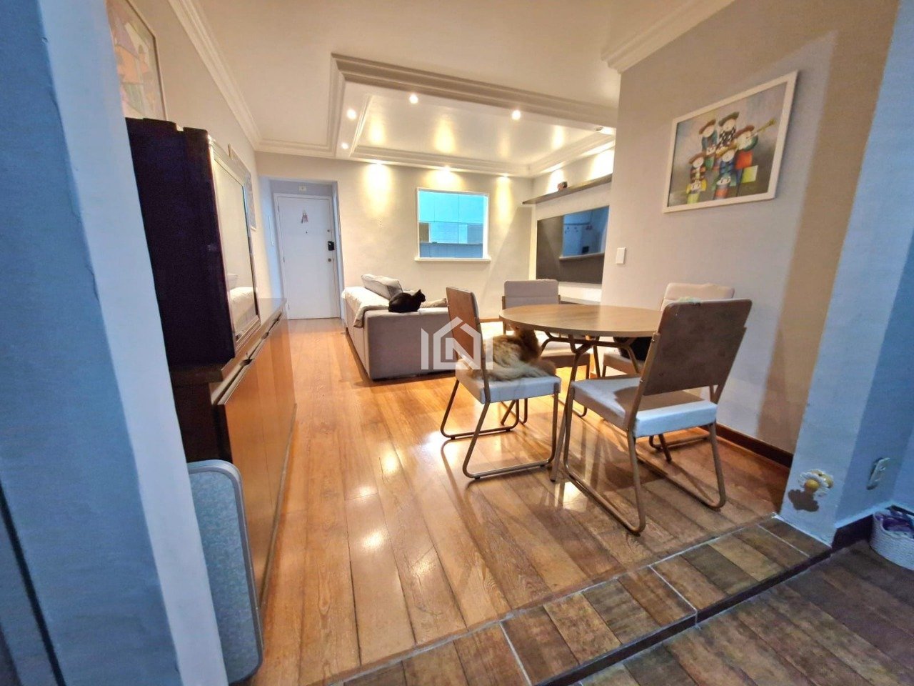 Apartamento à venda  no condomínio Garden Village - Sala de jantar e Sala de estar