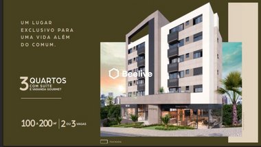 apartment em Avenida Halley, Santa Lúcia - Belo Horizonte - MG