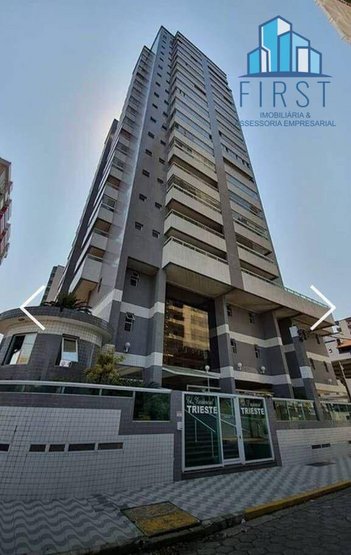 apartment em Rua Guimarães Rosa, Ocian - Praia Grande - SP