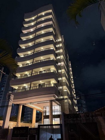 apartment em Rua São Benedito, Caiçara - Praia Grande - SP