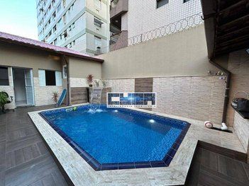 house em Rua Argentina, Guilhermina - Praia Grande - SP