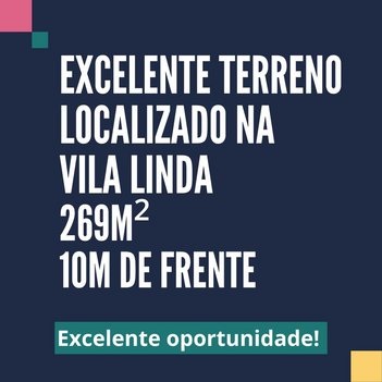land_lot em Carijós, Vila Linda - Santo André - SP