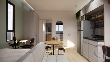 apartment em Professor Herminio Jacques, Centro - Florianópolis - SC