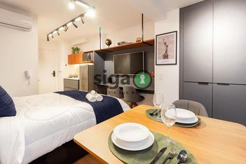 apartment em Avenida Padre Antônio José dos Santos, Cidade Monções - São Paulo - SP