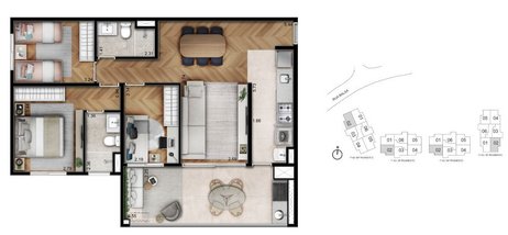 apartment em Rua Balsa, Freguesia do Ó - São Paulo - SP