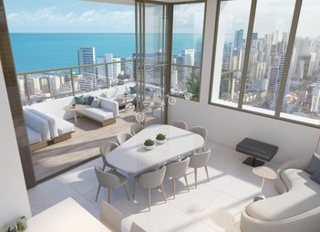 apartment em Rua Padre Bernardino Pessoa, Boa Viagem - Recife - PE