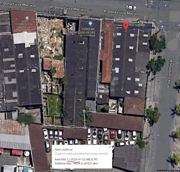 commercial_land_lot em Rua Luiza Macuco, Vila Mathias - Santos - SP