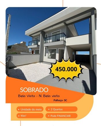 house em Avenida Anamir Guimarães de Souza, Bela Vista - Palhoça - SC