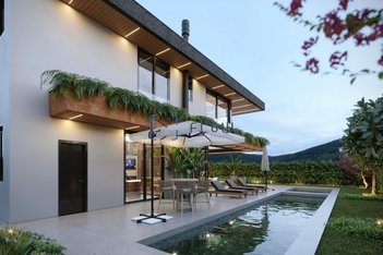 house em Estrada Haroldo Soares Glavan, Cacupé - Florianópolis - SC