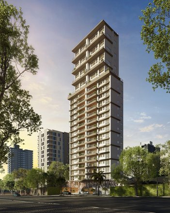 apartment em Rua Campos Sales, Juvevê - Curitiba - PR