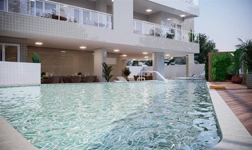apartment em Rua Trinta e Um de Março, Mirim - Praia Grande - SP