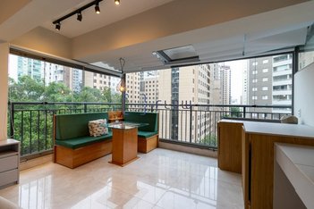 apartment em Alameda Iraé, Indianópolis - São Paulo - SP