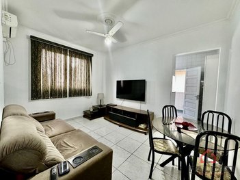 apartment em Rua Doutor Carvalho de Mendonça, Marapé - Santos - SP