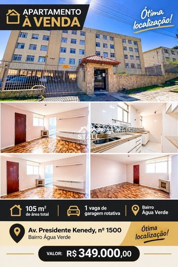 apartment em Avenida Presidente Kennedy, Parolin - Curitiba - PR