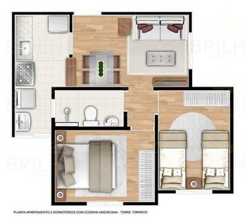 apartment em Rua José Timótheo da Silva, São Pedro - Osasco - SP
