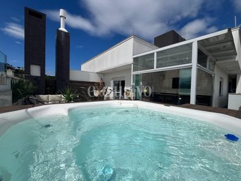 apartment em Avenida Patrício Caldeira de Andrada, Capoeiras - Florianópolis - SC