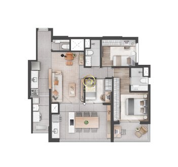 apartment em Rua Cláudio, Água Branca - São Paulo - SP