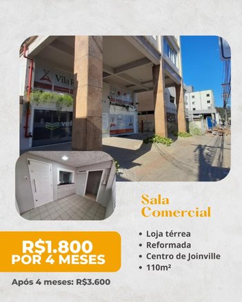 office em Abdon Batista, Centro - Joinville - SC