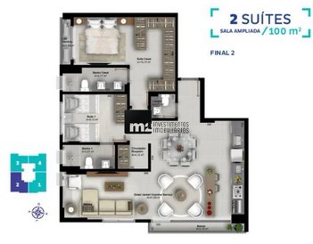 apartment em Rua 9, Setor Oeste - Goiânia - GO
