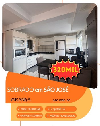 house em Rua Duque de Caxias, Ipiranga - São José - SC
