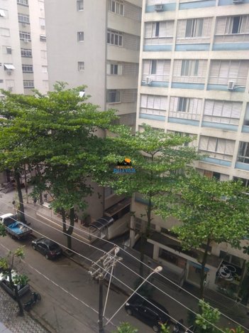 apartment em Rua Saldanha da Gama, Itararé - São Vicente - SP