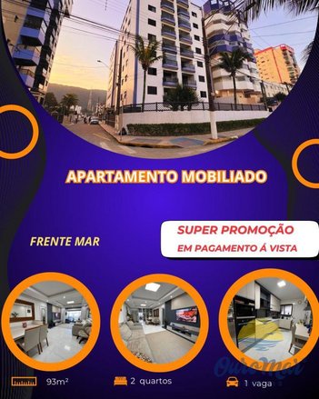 apartment em Rua Afonso Pena, Centro - Mongaguá - SP