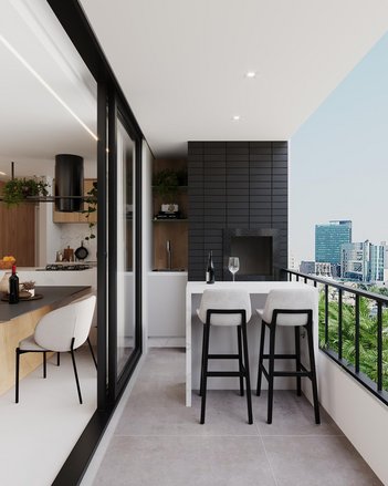 apartment em Avenida Paraná, Cabral - Curitiba - PR
