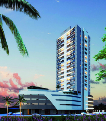 apartment em Rua 256, Meia Praia - Itapema - SC