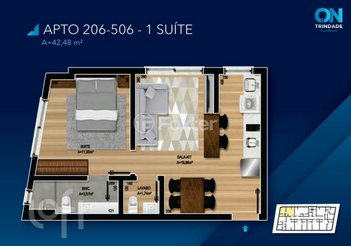 apartment em Rua Felipe Schmidt, Centro - Florianópolis - SC