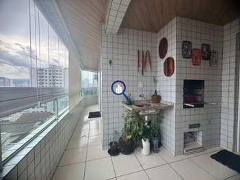 apartment em Rua Colômbia, Guilhermina - Praia Grande - SP