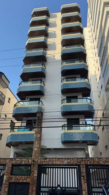 apartment em Rua Copacabana, Guilhermina - Praia Grande - SP