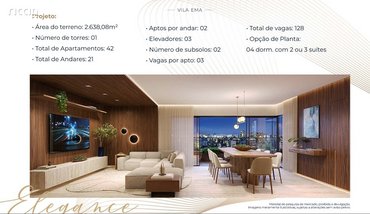 apartment em Rua Francisco Ricci, Vila Ema - São José dos Campos - SP