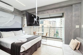 apartment em Alameda Iraé, Indianópolis - São Paulo - SP