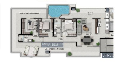 apartment em Capitão Romualdo de Barros, Carvoeira - Florianópolis - SC