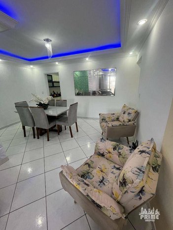 apartment em Rua Carlos Gomes, Ocian - Praia Grande - SP