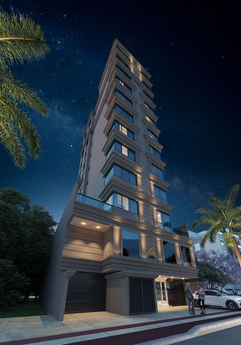 apartment em Rua 304, Meia Praia - Itapema - SC