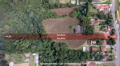 land_lot em Rua Alcides Valentino Zanella, Rondinha - Campo Largo - PR